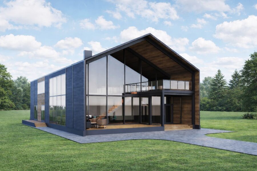 АБК из металлоконструкций и сэндвич-панелей