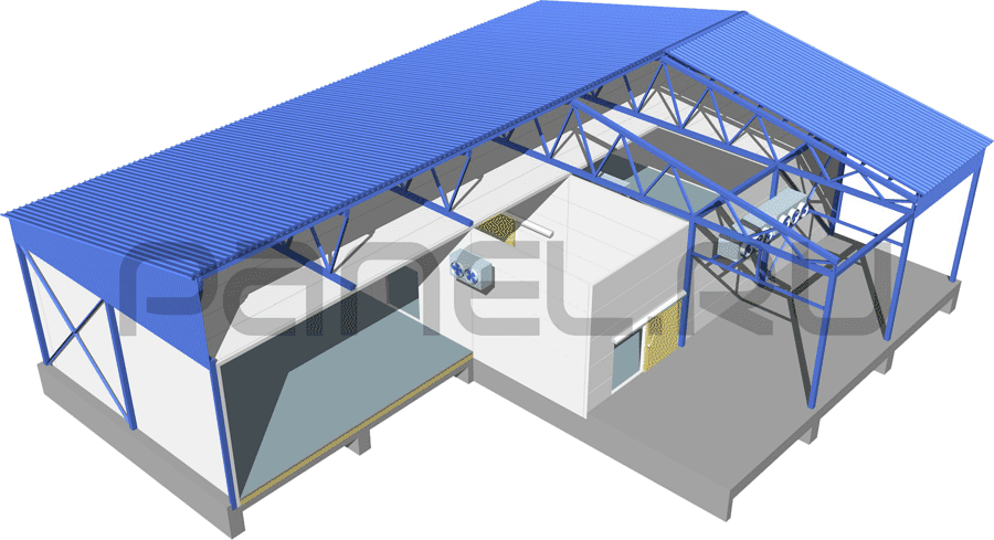 Холодильные склады ПАНЕЛЬ РУ