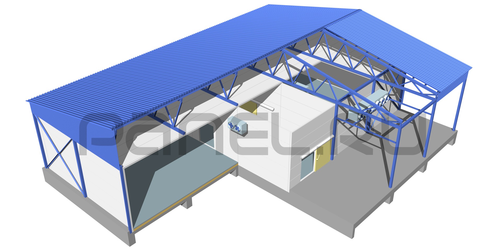 Холодильные склады и промышленные холодильники ПАНЕЛЬ РУ